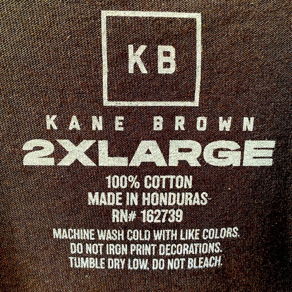 Kane Brown Graphic T-Shirt - Size Extra Extra Large XXL - NWT - Picture 3 of 3